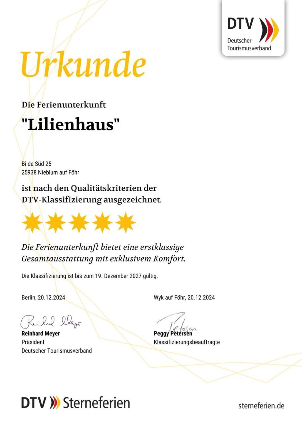 Das Lilienhaus 尼布卢姆 外观 照片